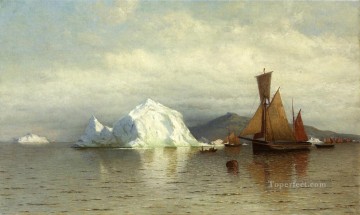 Labrador Fishing Boats near Cape Charles William Bradford Oil Paintings